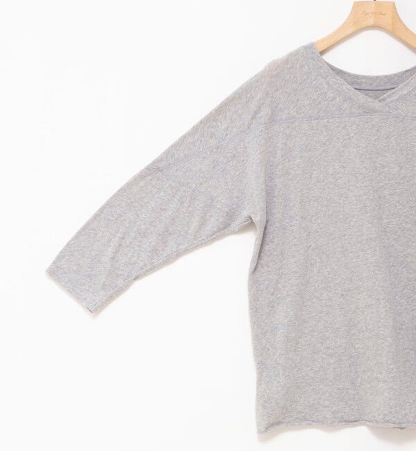 Rie Miller「ウォッシャブル2WAYアメフトライクロンT」|Tシャツ・カットソー|