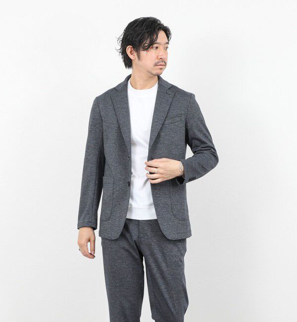 NOLLEY'S goodman「《ビジカジ/セットアップ対応》シャークジャージ イージーJK 26SS」|テーラードジャケット|