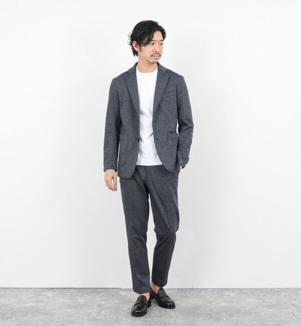 NOLLEY'S goodman「《ビジカジ/セットアップ対応》シャークジャージ イージーJK 26SS」|テーラードジャケット|