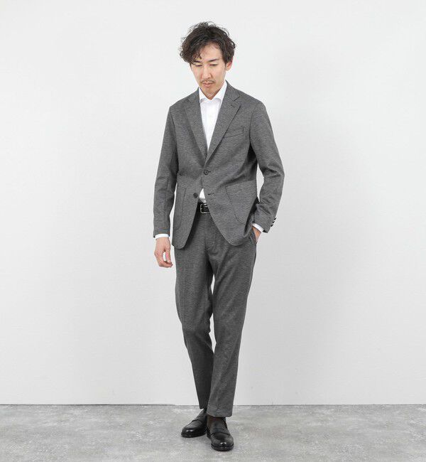 NOLLEY'S goodman「《ビジカジ/セットアップ対応》シャークジャージ イージーJK 26SS」|テーラードジャケット|