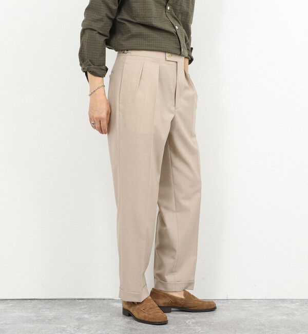 NOLLEY'S goodman「ウォッシャブルウールワイドスラックス 26SS」|スラックス|