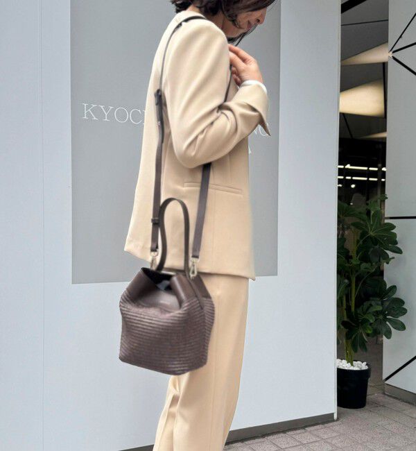 NOLLEY'S「【LORISTELLA/ロリステッラ】キューブワンハンドル雑材コンビバッグ」|ショルダー・メッセンジャー|