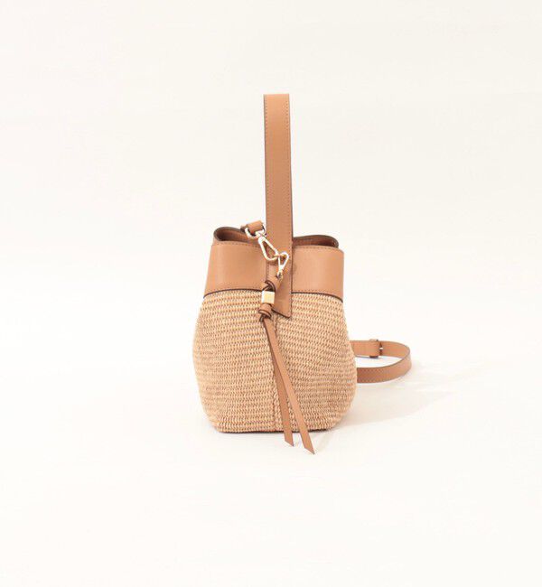 NOLLEY'S「【LORISTELLA/ロリステッラ】キューブワンハンドル雑材コンビバッグ」|ショルダー・メッセンジャー|