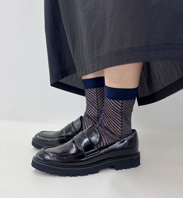 NOLLEY'S「【ATELIER st eustache/アトリエセントオスタシュ】SAPINシアーソックス」|ソックス|