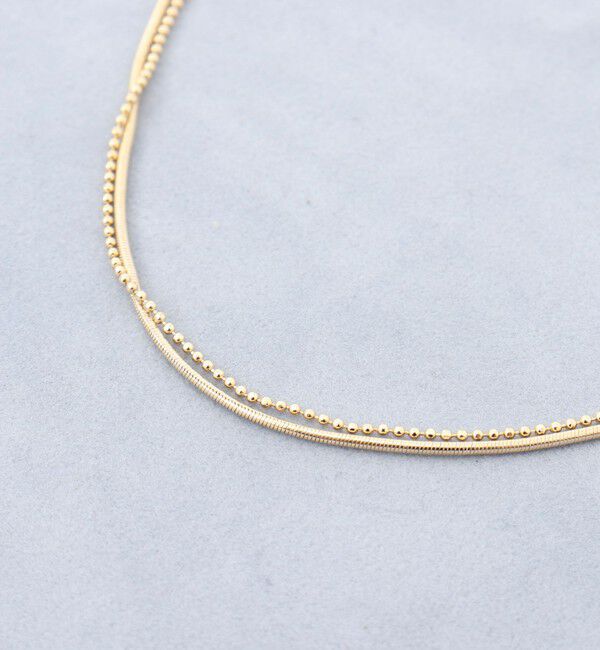 grace grace「【grace grace/グラスグラス】スキニー２連ネックレス」|ネックレス|