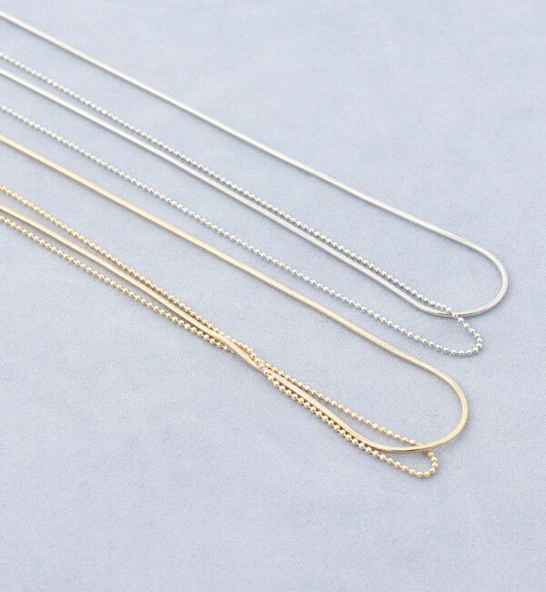 grace grace「【grace grace/グラスグラス】スキニー２連ネックレス」|ネックレス|