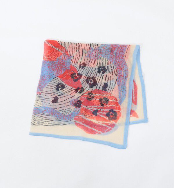 NOLLEY'S「リネンガーゼプリントストール」|ストール|