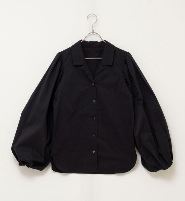 MAQWEL「【MAQWEL/マクウェル】ボリュームスリーブ開襟シャツ」|シャツ・ブラウス|