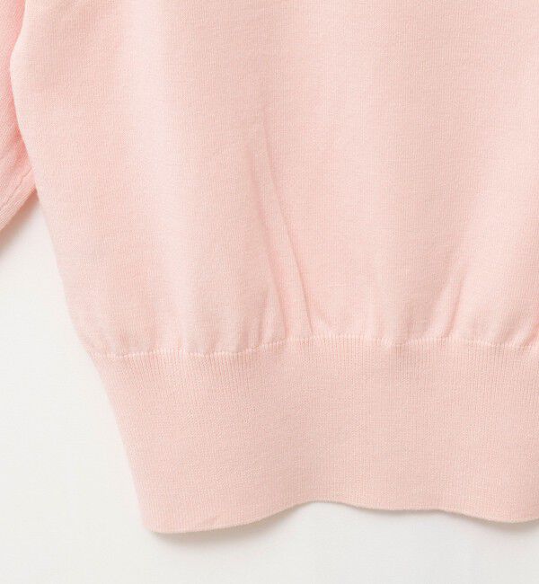 NOLLEY'S「【WEB＆一部店舗限定カラー】《手洗い可能》襟レース取り外し6分袖プルオーバー」|ニット・セーター|