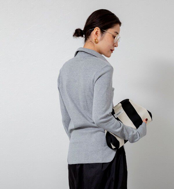 MAQWEL「【MAQWEL/マクウェル】COTTON RIBハーフジッププルオーバー」|Tシャツ・カットソー|