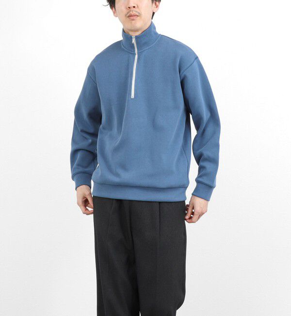 NOLLEY'S goodman「リブダンボール スタンドハーフZip 26SS」|スウェット・ジャージ|