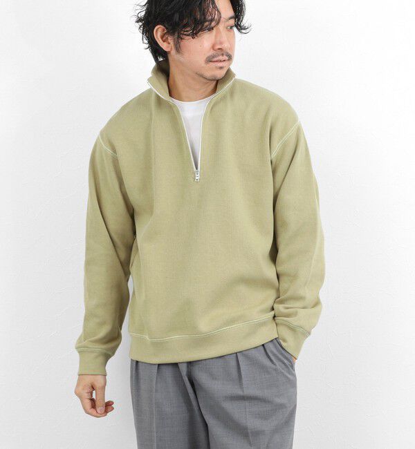 NOLLEY'S goodman「リブダンボール スタンドハーフZip 26SS」|スウェット・ジャージ|