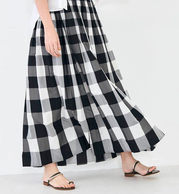 NOLLEY'S「【KIRYU】ウォッシャブルシャーリングギンガム2WAYワンピース」|ワンピース|