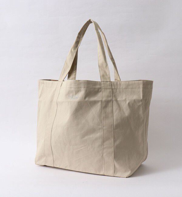 NOLLEY'S goodman「【TAION / タイオン】NON DOWN R/S CANVAS TOTE BAG L TAION-RCVTTBG01-L」|トートバッグ|エクリュ