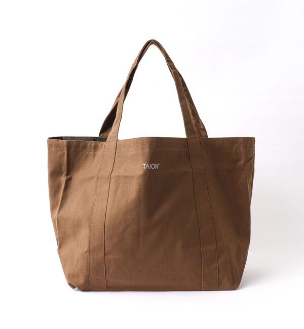 NOLLEY'S goodman「【TAION / タイオン】NON DOWN R/S CANVAS TOTE BAG L TAION-RCVTTBG01-L」|トートバッグ|