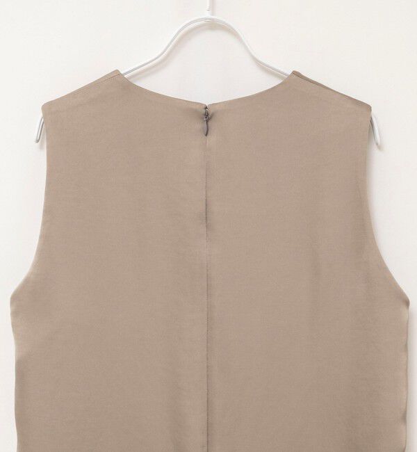 MAQWEL「【MAQWEL/マクウェル】ウォッシャブルサテンワンピース」|ワンピース|