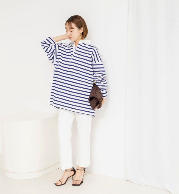 Rie Miller「ウォッシャブルBIGシルエットラガーシャツ」|Tシャツ・カットソー|