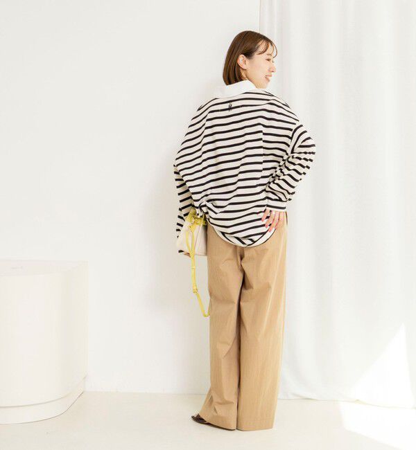 Rie Miller「ウォッシャブルBIGシルエットラガーシャツ」|Tシャツ・カットソー|