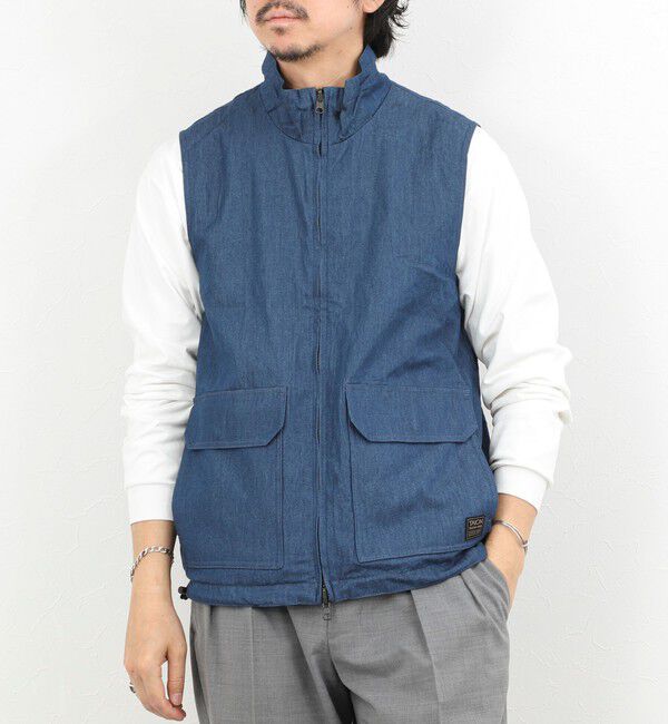 NOLLEY'S goodman「【TAION/タイオン】NON DOWN MILITARY R/S HI NECK VEST 26SS」|ベスト・ジレ|