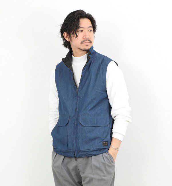 NOLLEY'S goodman「【TAION/タイオン】NON DOWN MILITARY R/S HI NECK VEST 26SS」|ベスト・ジレ|