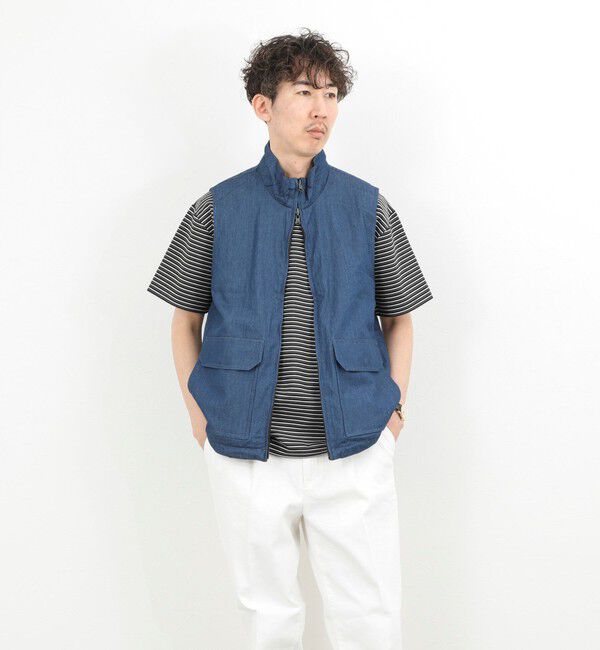 NOLLEY'S goodman「【TAION/タイオン】NON DOWN MILITARY R/S HI NECK VEST 26SS」|ベスト・ジレ|