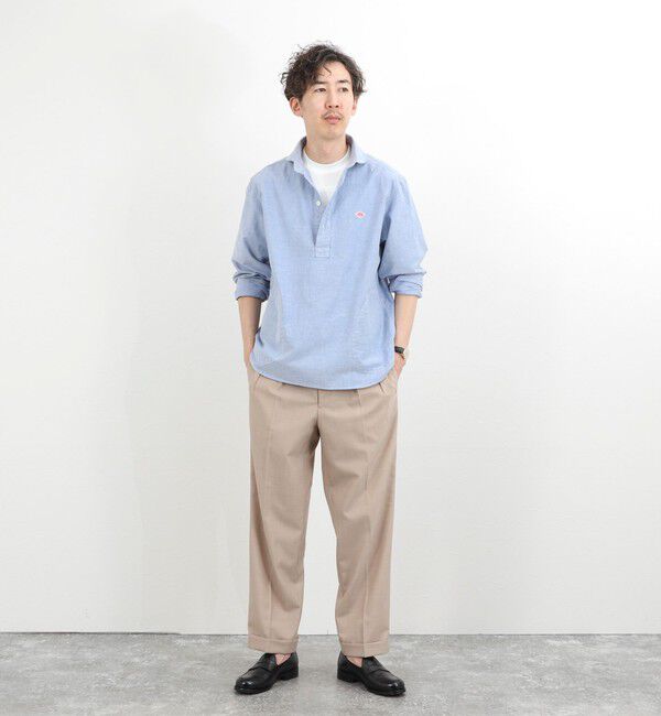 NOLLEY'S goodman「【DANTON/ダントン】DT-B0282SOX ROUND COLLAR P.O SHIRT LS 26SS」|シャツ・ブラウス|
