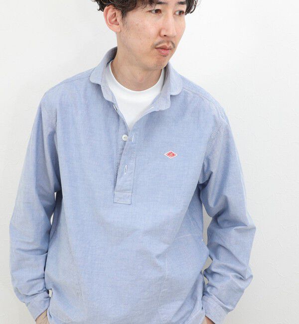 NOLLEY'S goodman「【DANTON/ダントン】DT-B0282SOX ROUND COLLAR P.O SHIRT LS 26SS」|シャツ・ブラウス|
