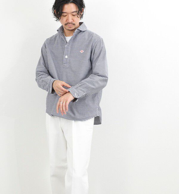 NOLLEY'S goodman「【DANTON/ダントン】DT-B0282OXP ROUND COLLAR P.O SHIRT LS 26SS」|シャツ・ブラウス|