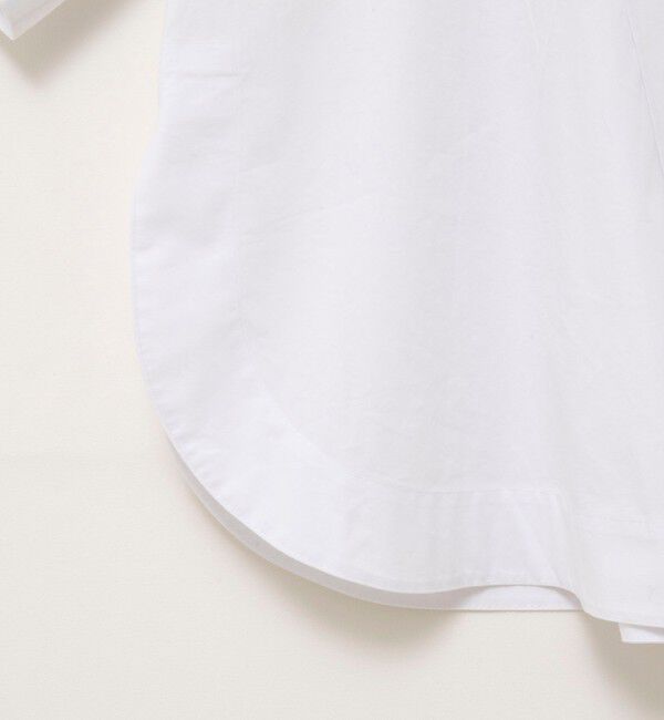 MAQWEL「【MAQWEL/マクウェル】ウォッシャブルバンドカラーラグランシャツ」|シャツ・ブラウス|