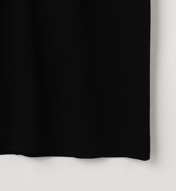 Rie Miller「ウォッシャブル袖口リブマキシ丈ワンピースジョーゼットダンボール」|ワンピース|