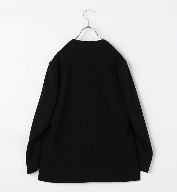 Rie Miller「ウォッシャブルノーカラージャケットジョーゼットダンボール」|ノーカラージャケット|