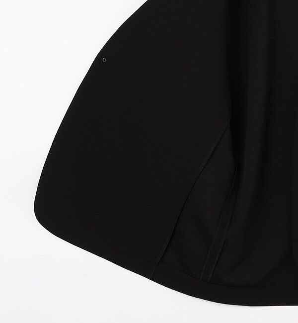 Rie Miller「ウォッシャブルノーカラージャケットジョーゼットダンボール」|ノーカラージャケット|