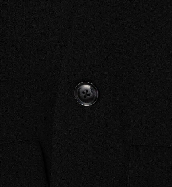 Rie Miller「ウォッシャブルノーカラージャケットジョーゼットダンボール」|ノーカラージャケット|