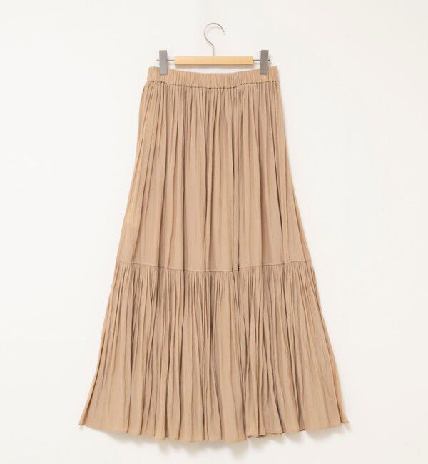 NOLLEY'S「ウォッシャブルカッセンギャザーマキシスカート」|フレア|