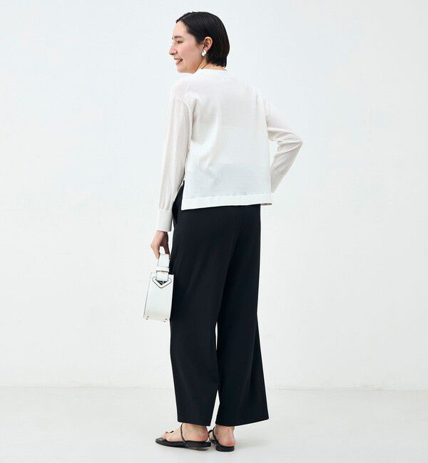 NOLLEY'S「【一部WEB限定カラー】《手洗い可能》エアリータッチゆったりVネックカーディガン」|カーディガン|