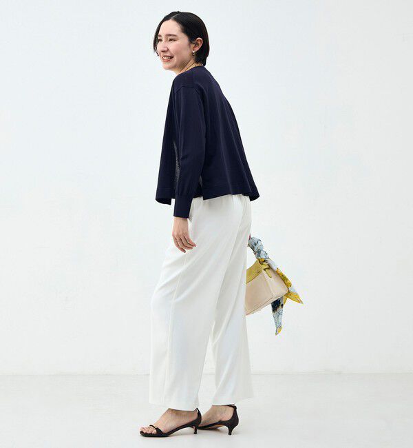 NOLLEY'S「【一部WEB限定カラー】《手洗い可能》エアリータッチゆったりVネックカーディガン」|カーディガン|