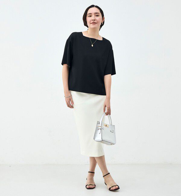 NOLLEY'S「《セットアップ対応》ウォッシャブルイージーツイルTブラウス」|シャツ・ブラウス|