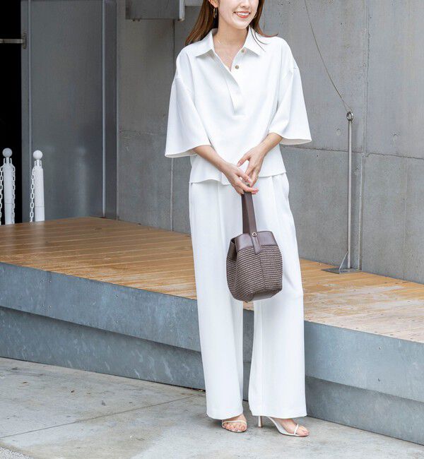 NOLLEY'S「《セットアップ対応》ウォッシャブルイージーツイルシャツ」|シャツ・ブラウス|