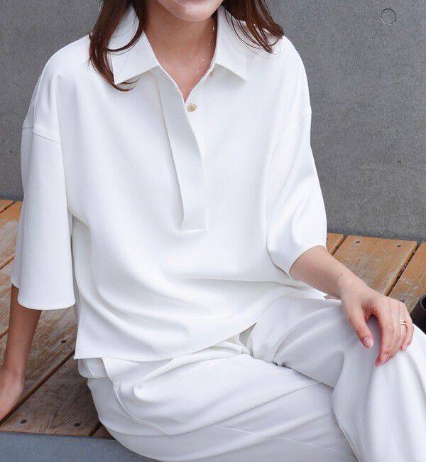 NOLLEY'S「《セットアップ対応》ウォッシャブルイージーツイルシャツ」|シャツ・ブラウス|