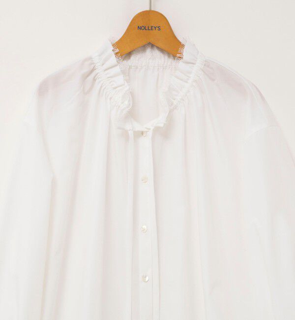 NOLLEY'S「ウォッシャブルフリル襟ブラウス」|シャツ・ブラウス|