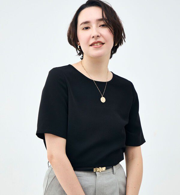 NOLLEY'S sophi「ウォッシャブルダブルクロスＴブラウス」|シャツ・ブラウス|