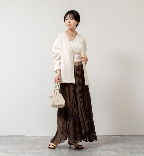 NOLLEY'S「【WEB限定】ウォッシャブルシアーチェックプリーツスカート」|スカート|