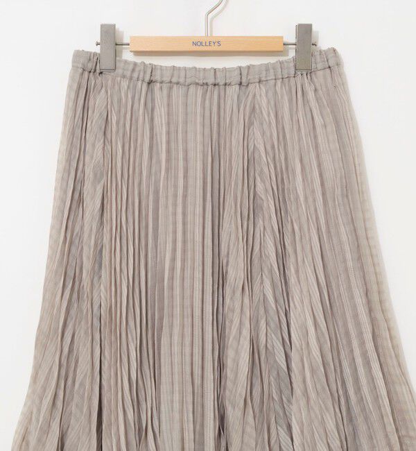 NOLLEY'S「【WEB限定】ウォッシャブルシアーチェックプリーツスカート」|スカート|