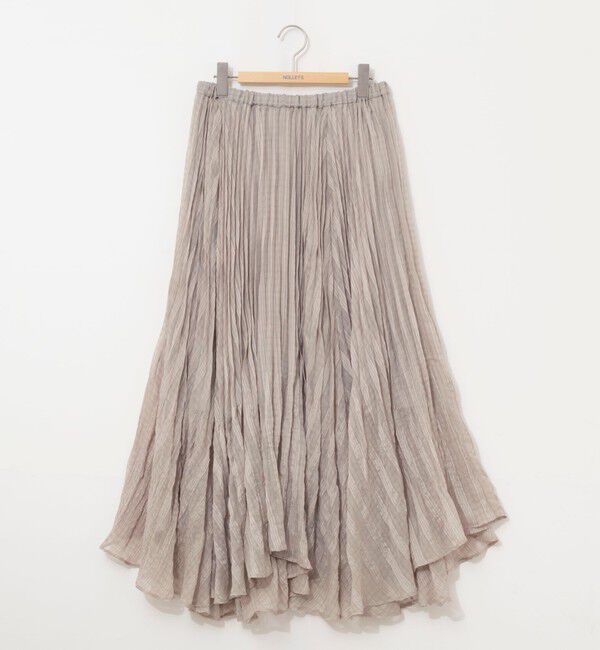 NOLLEY'S「【WEB限定】ウォッシャブルシアーチェックプリーツスカート」|スカート|