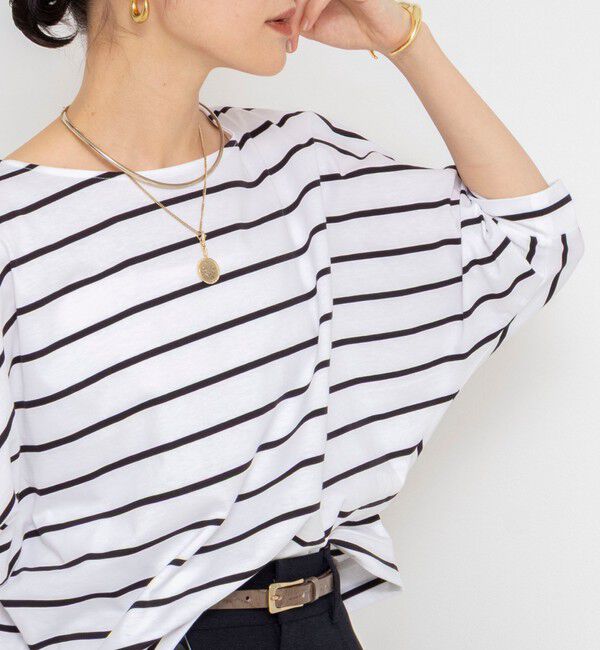 NOLLEY'S「ウォッシャブルドルマンTシャツ」|Tシャツ・カットソー|