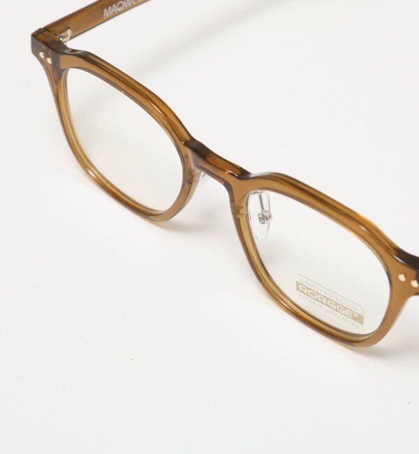 MAQWEL「【MAQWEL/マクウェル】ボストンフレームグラス」|メガネ|