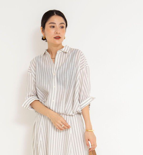 NOLLEY'S「ドロストシャツ」|シャツ・ブラウス|