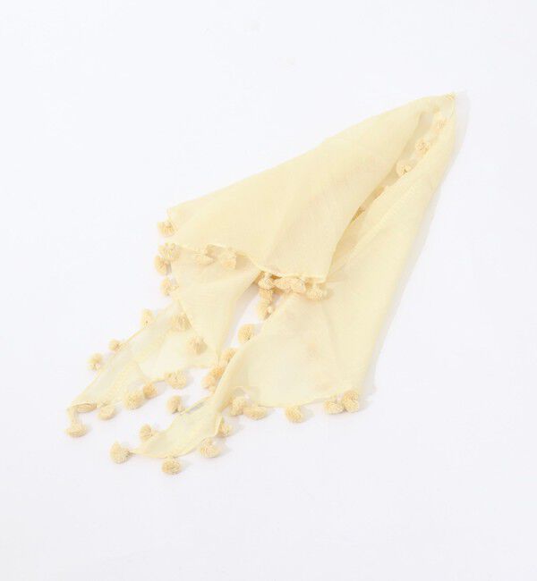 NOLLEY'S「【CITRUS/シトラス】POMPOMトライアングルストール」|ストール|