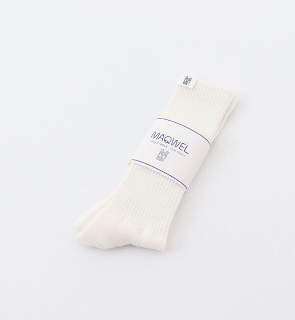 MAQWEL「【MAQWEL/マクウェル】カラーソックス」|ソックス|ホワイト