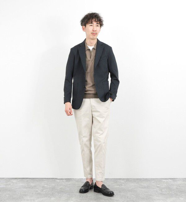 NOLLEY'S goodman「強撚シルクコットン 成型スキッパーニットポロ 26SS / ウォッシャブル」|ニット・セーター|